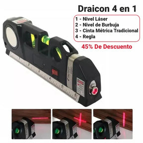 Nivel Láser Digital Draicon 4 en 1 - [Con 45% de Descuento]⭐⭐⭐⭐⭐