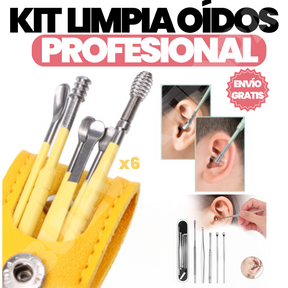 Kit Profesional x6 Limpia Oídos + Envío gratis