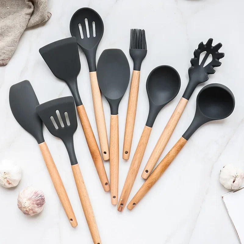 Set de 11 utensilios de cocina alta resistencia⭐⭐⭐⭐⭐